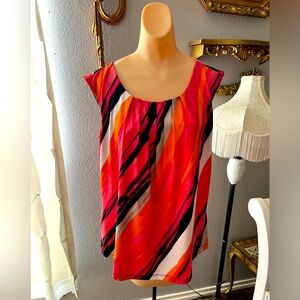 Calvin Klein Multicolor Print career tank Top